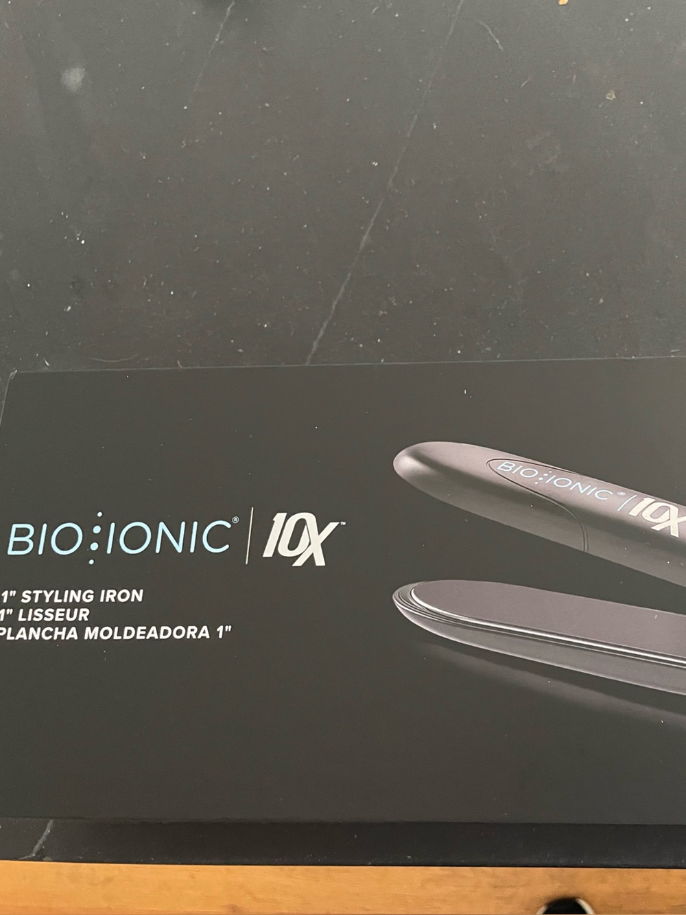 Bio Ionic 10X Styling Iron Hair Straightener with 1" Sonic Vibrating Plates